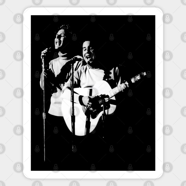 Simon and Garfunkel Sticker by TheMusicFav